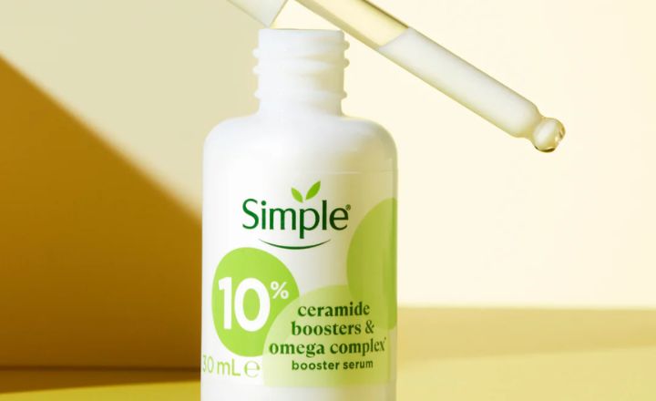 Simple’s 10% ceramide booster and omega complex