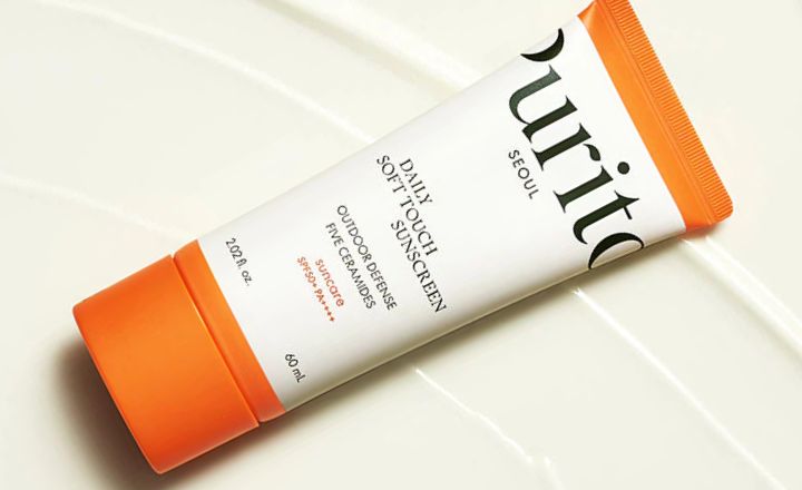 Purito Soft Touch sunscreen - after